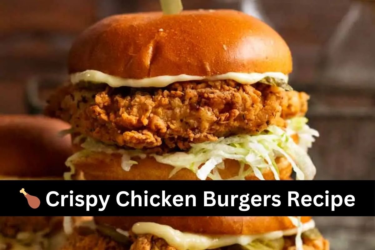 🍗 Crispy Chicken Burgers Recipe - Nomi Sushi