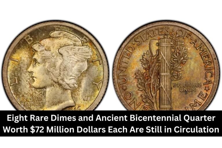 Eight Rare Dimes and Ancient Bicentennial Quarter Worth $72 Million Dollars Each Are Still in Circulation